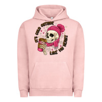 Pigment Salmon its cold outside like my heart Urban Hoodie - MaliasSmallBusiness