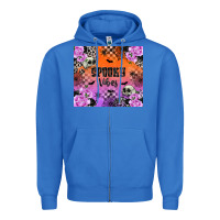 True Royal spooky vibes Zipper Hoodie - texasbilliewilder