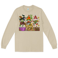 Mushroom happy hallothanksmas gnomes Long Sleeve Tee - AdoDesignShop