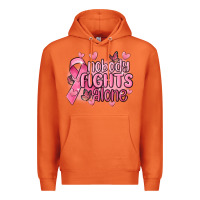 Carrot nobody fights alone cancer Premium Hoodie - MaliasSmallBusiness