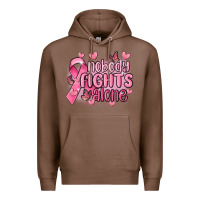 Chestnut nobody fights alone cancer Premium Hoodie - MaliasSmallBusiness