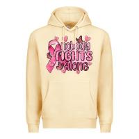 Pina Colada nobody fights alone cancer Premium Hoodie - MaliasSmallBusiness
