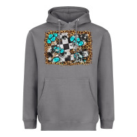 Storm race leopard and gemstone background Heavyweight Hoodie - HRA Design Shop