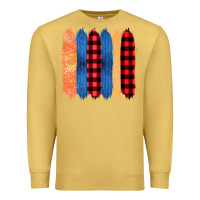 Antique Gold Western Farm Life Pattern Brush Stroke Premium Sweatshirt - Bettercallsaul