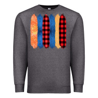Charcoal Heather Western Farm Life Pattern Brush Stroke Premium Sweatshirt - Bettercallsaul