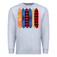 Heather Grey Western Farm Life Pattern Brush Stroke Premium Sweatshirt - Bettercallsaul