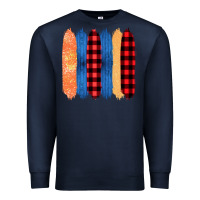 Navy Western Farm Life Pattern Brush Stroke Premium Sweatshirt - Bettercallsaul