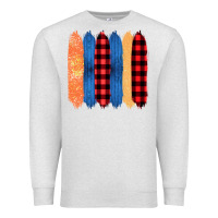 Oatmeal Heather Western Farm Life Pattern Brush Stroke Premium Sweatshirt - Bettercallsaul