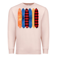 Pale Pink Western Farm Life Pattern Brush Stroke Premium Sweatshirt - Bettercallsaul