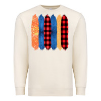 Sandshell Western Farm Life Pattern Brush Stroke Premium Sweatshirt - Bettercallsaul