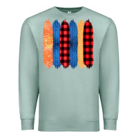 Seafoam Western Farm Life Pattern Brush Stroke Premium Sweatshirt - Bettercallsaul