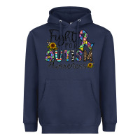 Navy fight for autism awareness Heavyweight Hoodie - CowhideDigitalArt