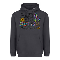 Smoke fight for autism awareness Heavyweight Hoodie - CowhideDigitalArt