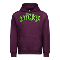 Mauve Wine lucky st patricks day Urban Hoodie - MaliasSmallBusiness