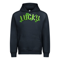 Navy lucky st patricks day Urban Hoodie - MaliasSmallBusiness