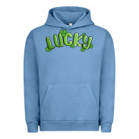 Pigment Pebble Blue lucky st patricks day Urban Hoodie - MaliasSmallBusiness