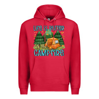 Cardinal life is better by the camp fire Premium Hoodie - MaliasSmallBusiness