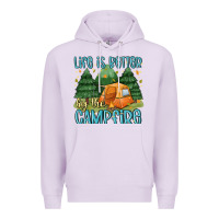 Lilac life is better by the camp fire Premium Hoodie - MaliasSmallBusiness