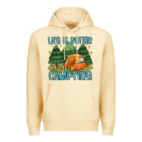 Pina Colada life is better by the camp fire Premium Hoodie - MaliasSmallBusiness