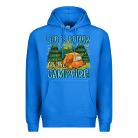 True Royal life is better by the camp fire Premium Hoodie - MaliasSmallBusiness
