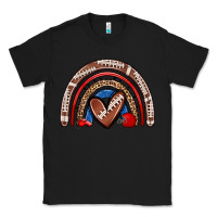 Black football rainbow Classic Tee - Zillion Design Studio