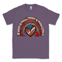 Lavender football rainbow Classic Tee - Zillion Design Studio
