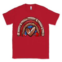 Red football rainbow Classic Tee - Zillion Design Studio