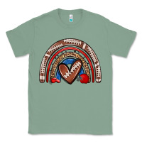 Sage football rainbow Classic Tee - Zillion Design Studio