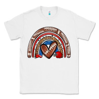 White football rainbow Classic Tee - Zillion Design Studio