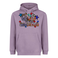 Lavender god bless america Heavyweight Hoodie - CowhideDigitalArt