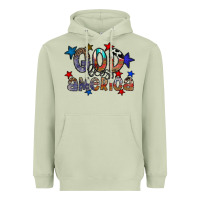 Matcha god bless america Heavyweight Hoodie - CowhideDigitalArt