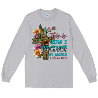 Moon Dust this is how i fight my battle tbw Long Sleeve Tee - texasbilliewilder
