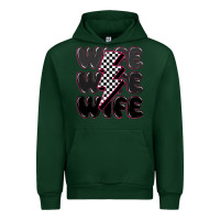 Forest Green wife wife wife Urban Hoodie - MaliasSmallBusiness
