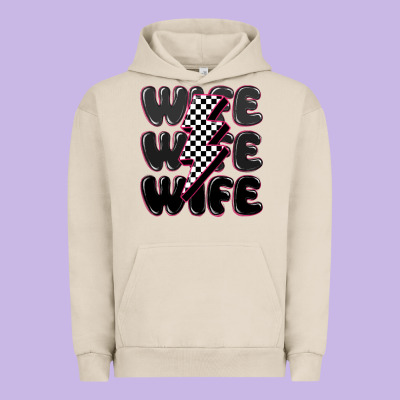 Wife Wife Wife Urban Hoodie Designed By Maliassmallbusiness