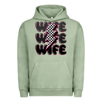 Pigment Oil Green wife wife wife Urban Hoodie - MaliasSmallBusiness