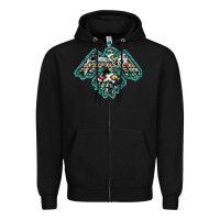 Black western thunderbird Zipper Hoodie - RanaPortraitStore