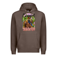 Coffee cowgirl summer Premium Hoodie - MaliasSmallBusiness