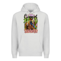 Dove Grey cowgirl summer Premium Hoodie - MaliasSmallBusiness