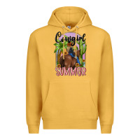Mustard cowgirl summer Premium Hoodie - MaliasSmallBusiness