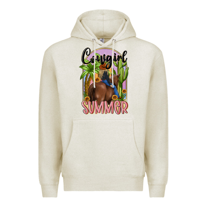 Cowgirl Summer Premium Hoodie by MaliasSmallBusiness | Teevron