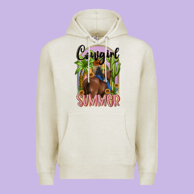 Cowgirl Summer Premium Hoodie Designed By Maliassmallbusiness