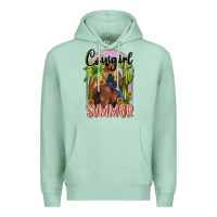 Seafoam cowgirl summer Premium Hoodie - MaliasSmallBusiness
