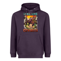 Plum long live cowboys Heavyweight Hoodie - FaDigitalArtStudio