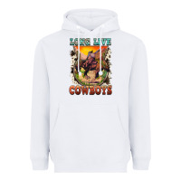 White long live cowboys Heavyweight Hoodie - FaDigitalArtStudio