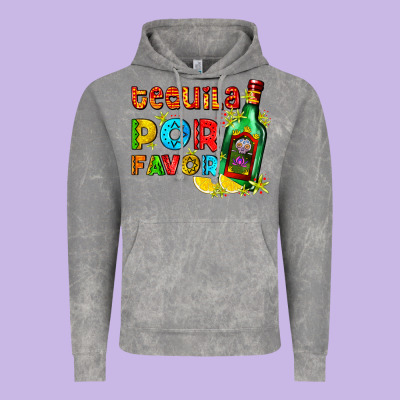Tequila Porfavor Vintage Hoodie Designed By Adodesignshop