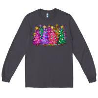 Smoke christmas trees and lights Long Sleeve Tee - Zillion Design Studio