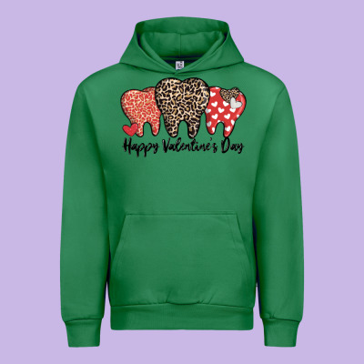 Dentist Happy Valentines Day Urban Hoodie Designed By Maliassmallbusiness