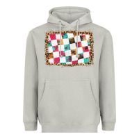 Moon Dust race background with leopard frame Heavyweight Hoodie - HRA Design Shop