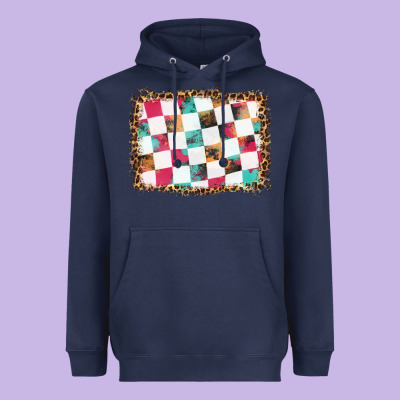 Race Background With Leopard Frame Heavyweight Hoodie Designed By Hra Design Shop
