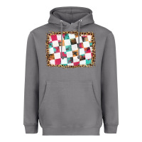 Storm race background with leopard frame Heavyweight Hoodie - HRA Design Shop
